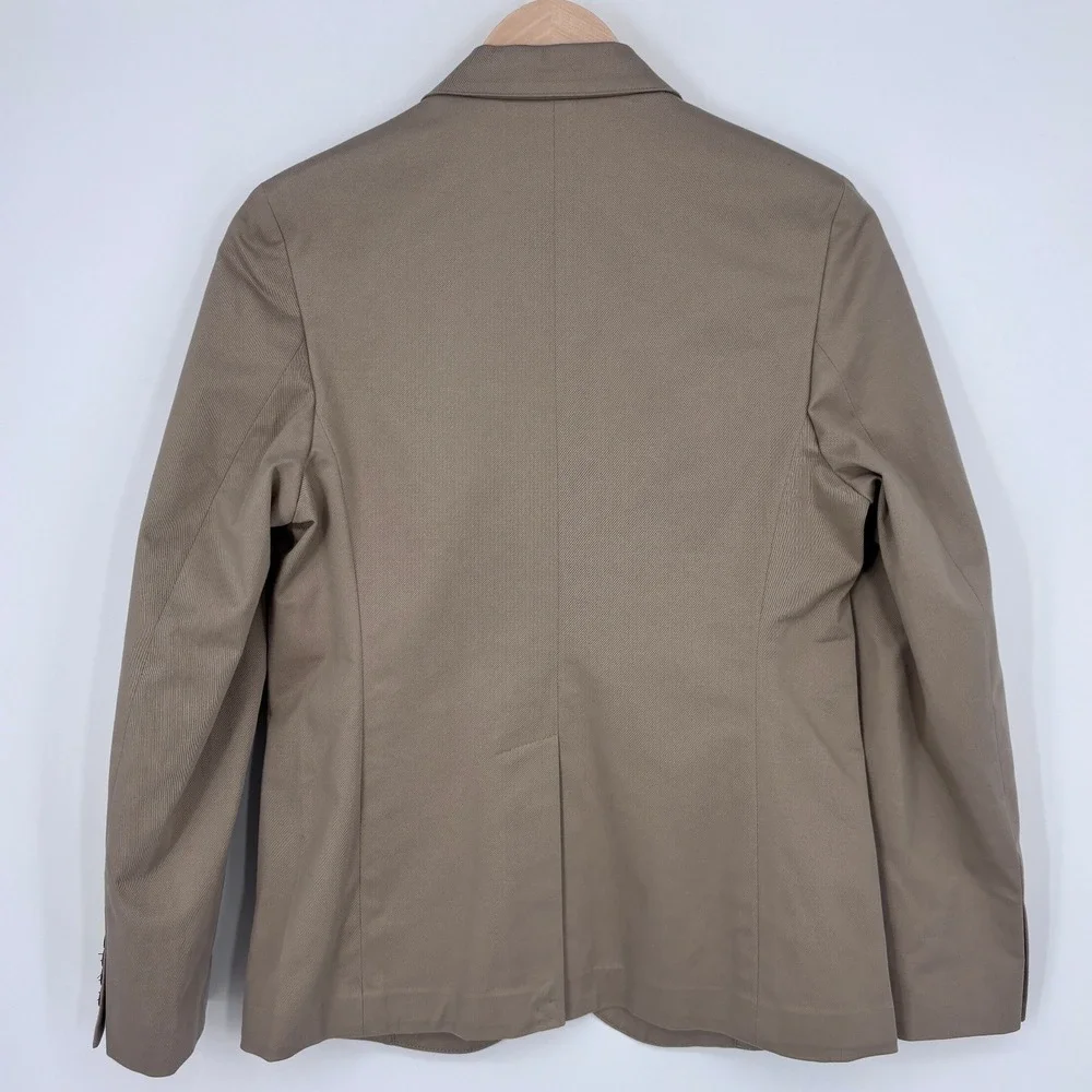 Polo Ralph Lauren Boys Blazer Sz 18 Tan Cotton Twill Sport Coat Jacket Preppy